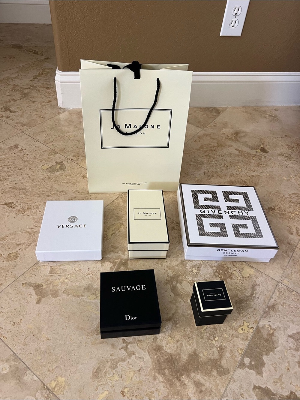 Assorted Boxes and Bag